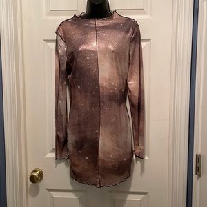 Sheer Mini Dress 🤎